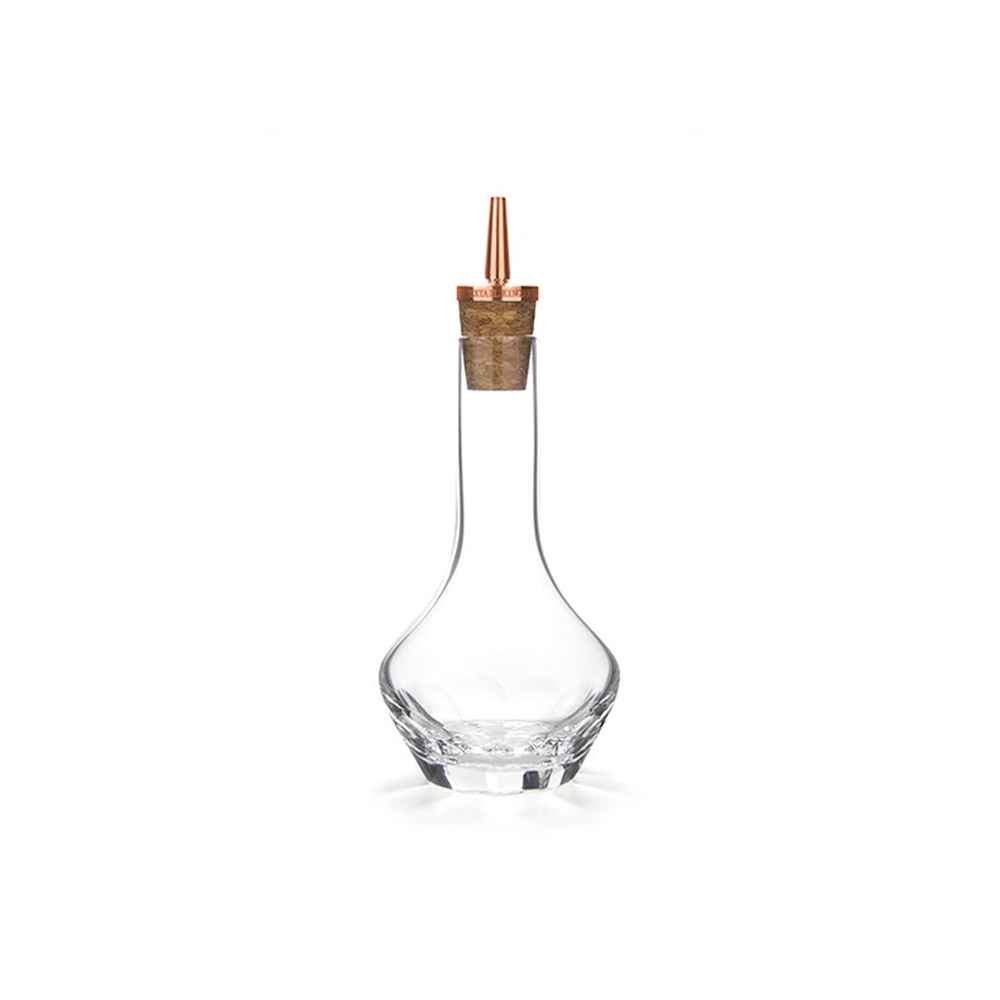 Beveled Bitters Bottle with Copper Dasher Top (100ml)