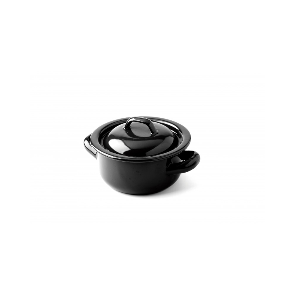 Black Enamel Stewpan
