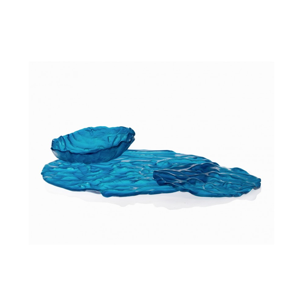 Glass Bowl Caribbean Blue Ø15 cm - Image 2