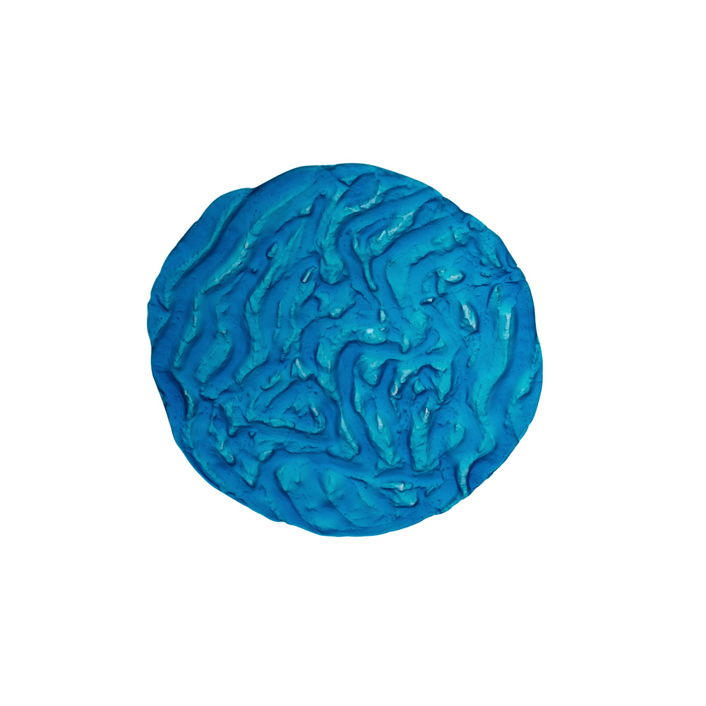 Glass Plate Caribbean Blue