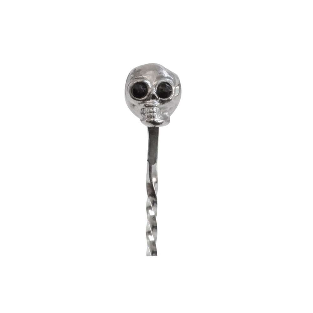 Skull Stainless Steel Barspoon - 33cm