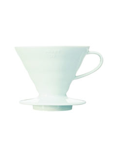 V60 Ceramic Coffee Dripper 02 - White