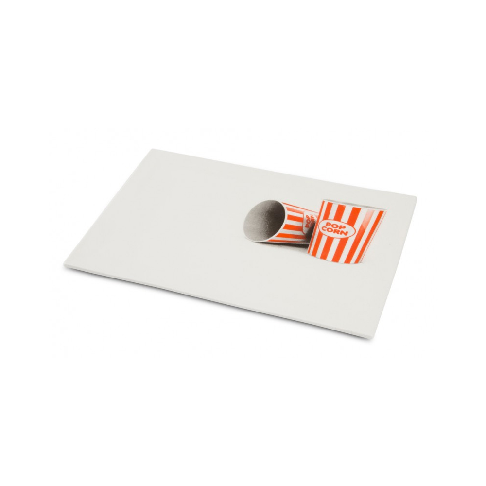 White Canvas Porcelain Plate - Image 3