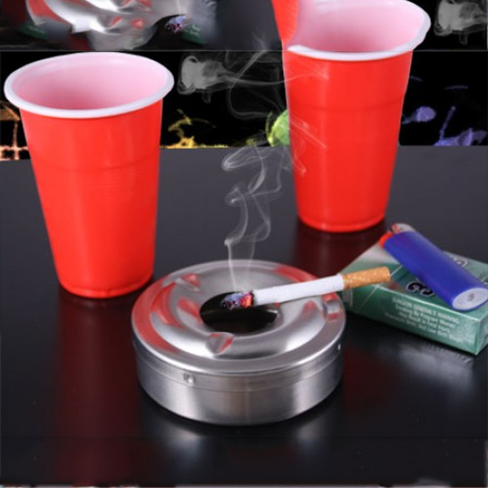 Wind Proof Stainless Steel Ashtray