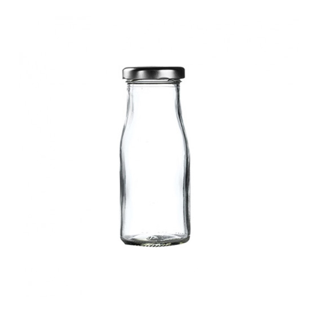 Silver Cap For Mini Milk Bottle
