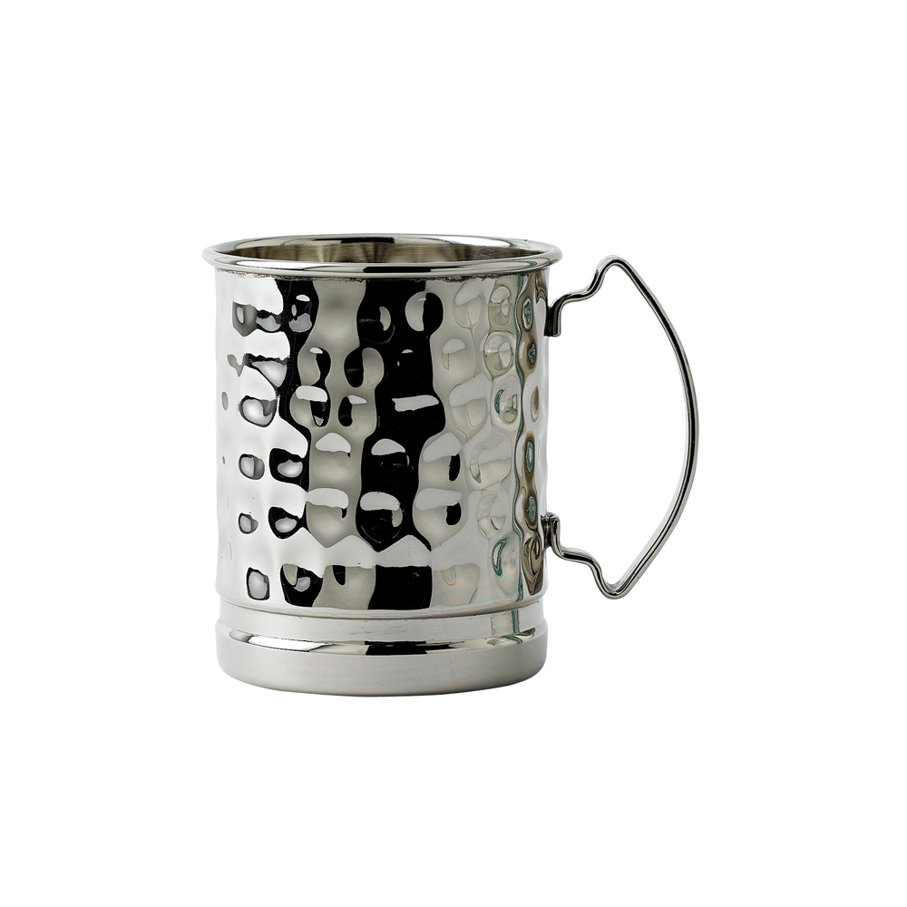 Stainless Steel Mug Hammered 48 cl