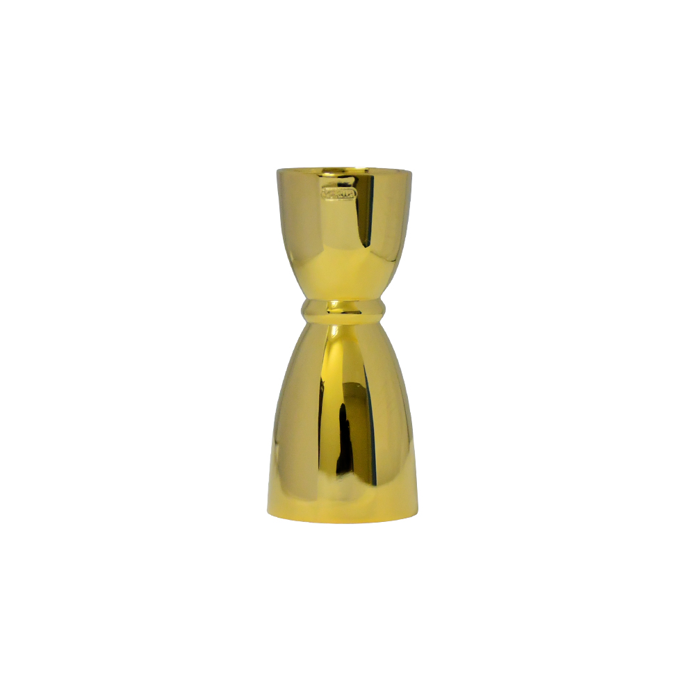 Japanese Style Bell Jigger (C) 30/15ml Gold
