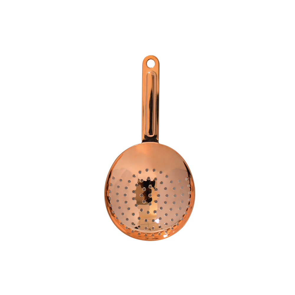 Julep Strainer 8 x 16cm Copper Plated