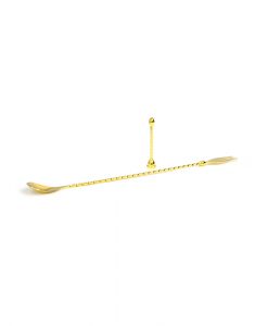 Wadasuke Bar Spoon Fork & Masher Set - Gold-Plated