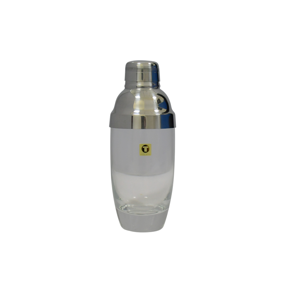 Yarai Glass and Steel Shaker Small 230ml