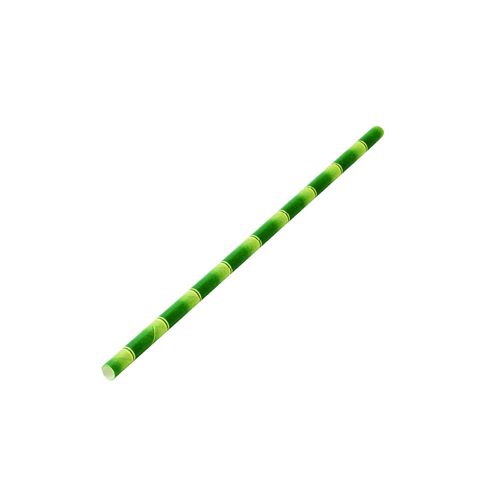 Paper Bamboo Straw 8"(20cm)
