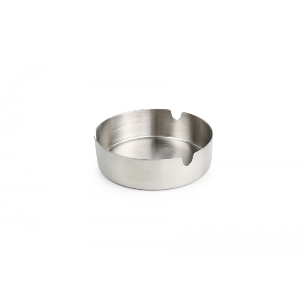 Ashtray Round 9.5Xh3cm Ss 14/1