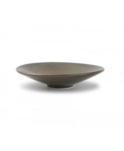Bowl Low 17,5Xh3,5cm Dark Brown Escura