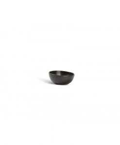 Bowl Slanting 9.5Xh3.5/4.5cm Black Ceres