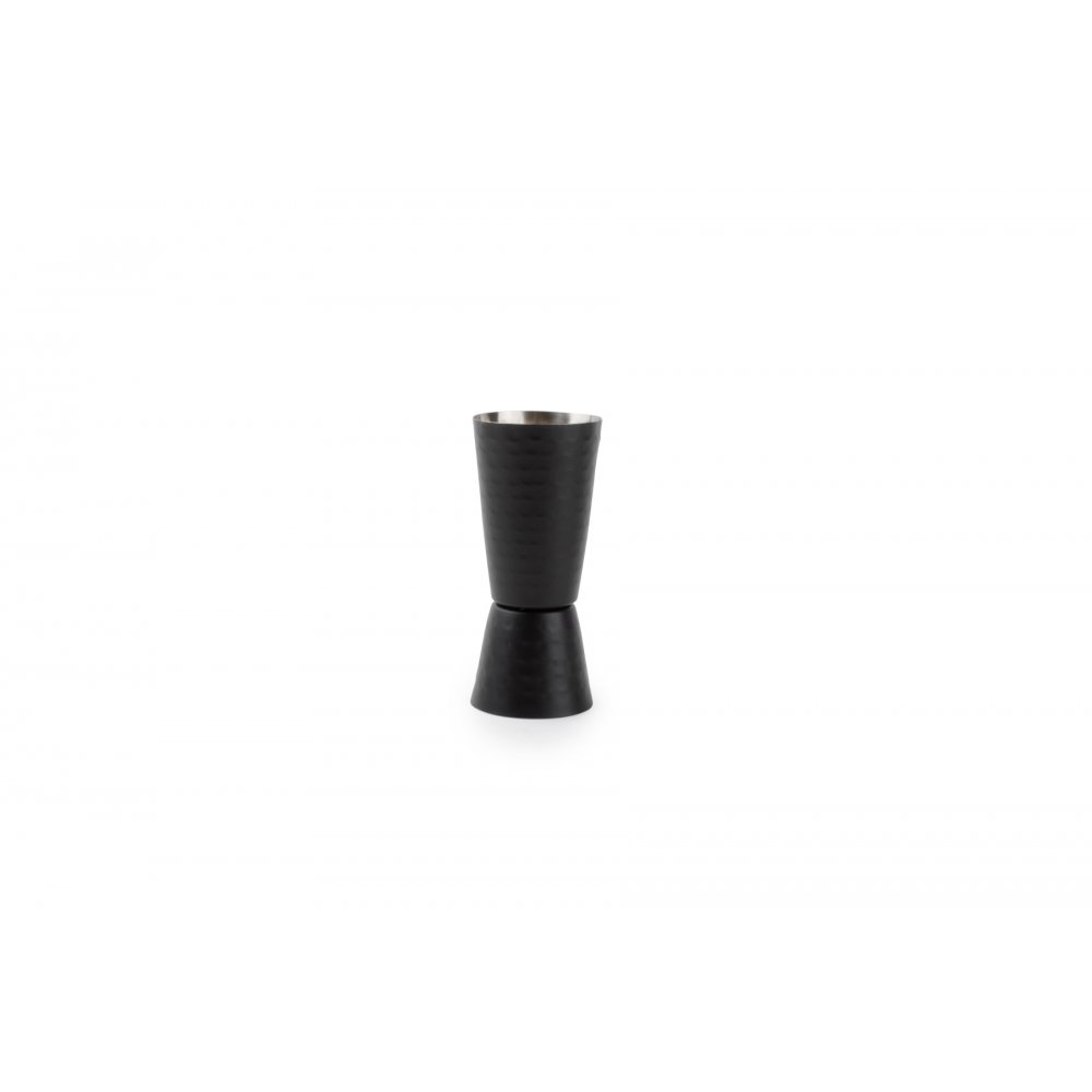 Cocktail Measurer 0.03/0.06L Black Hammered Ss