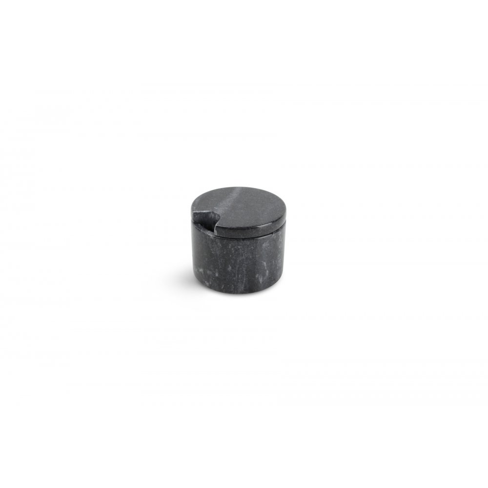 Covered Jar 7,5Xh5,5cm Black Marble Chic Mix