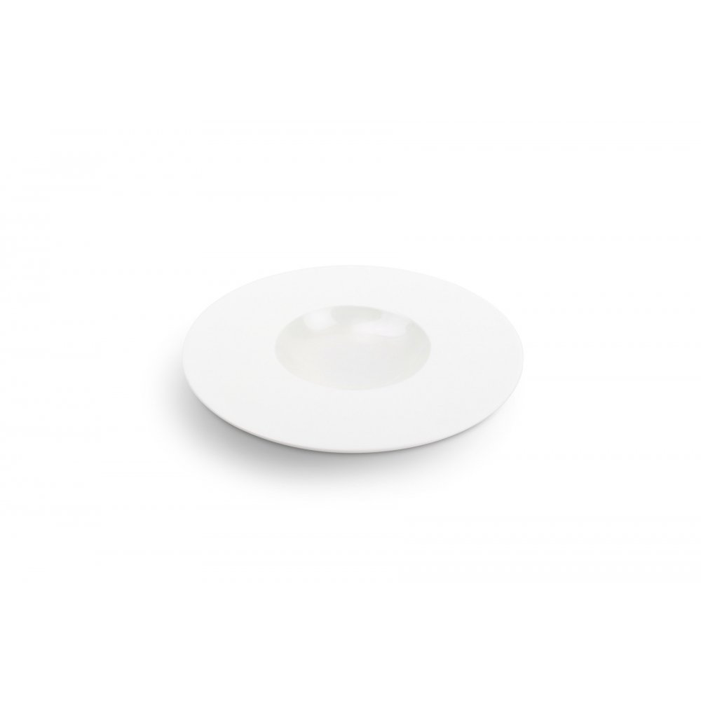 Deep Plate Wide Rim 26/12Xh3cm White Classico