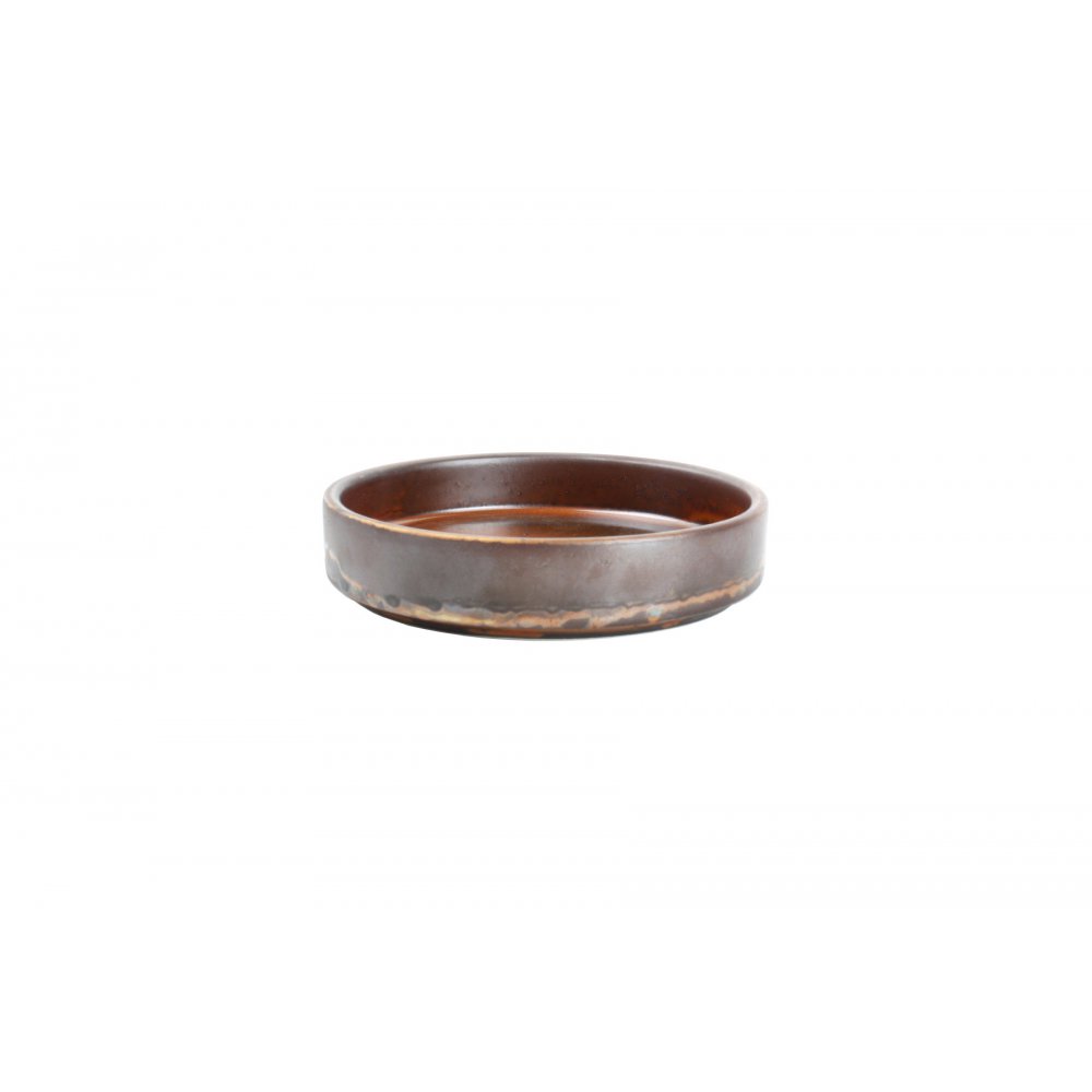Dish Creme Brulee 13.5Xh3cm Dark Brown Escura