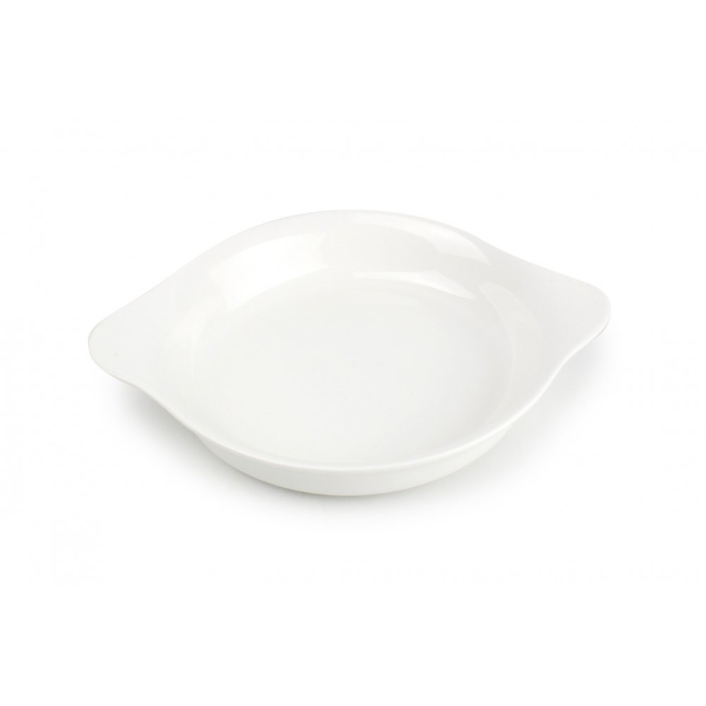 Egg Pan 20.5/25Xh4cm Round White Porc.