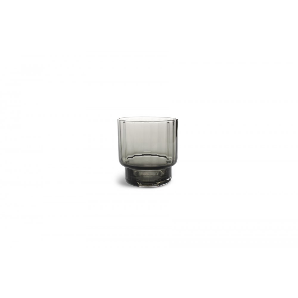 Glass 30cl Grey Stackable Vista