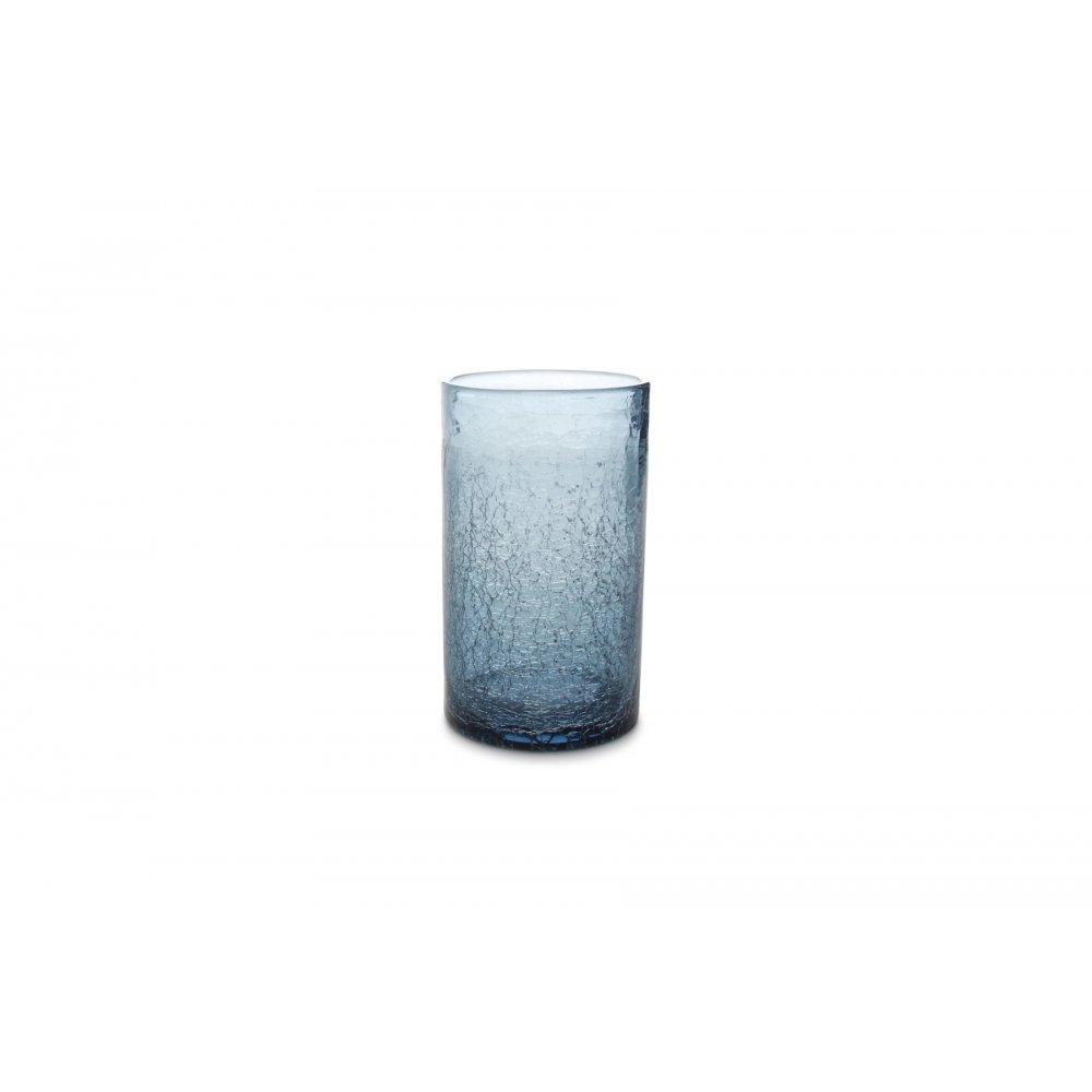 Longdrink Glass 0.40L Blue Crackle