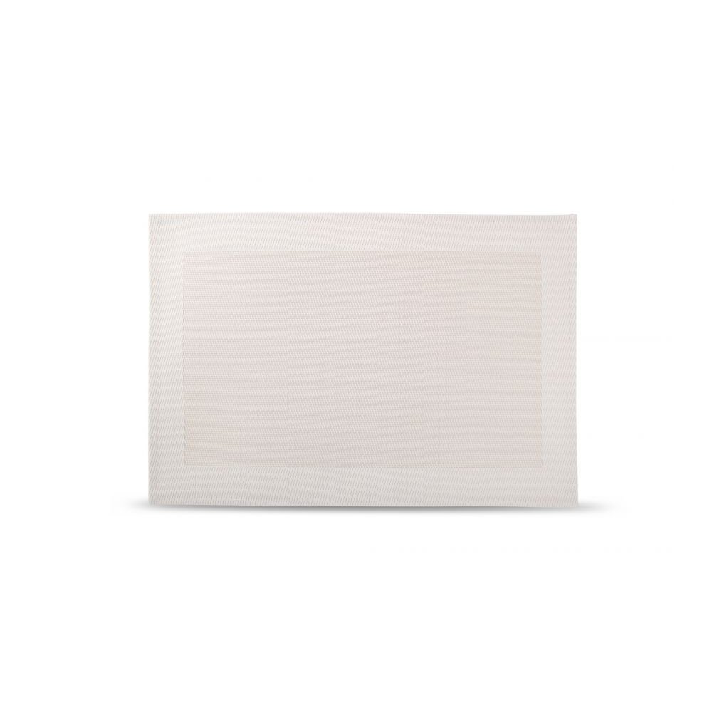 Placemat 45X30cm Pp White Layer