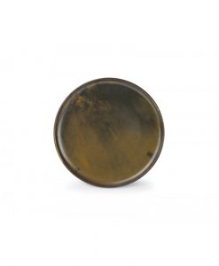 Plate 26Xh2,5cm Dark Brown Escura