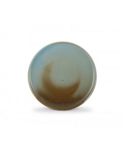 Plate 28,5Xh2,5cm Brown/Green Escura