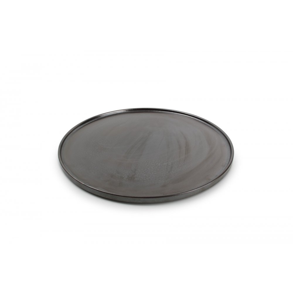 Plate 31Xh1,2cm Stackable Verso Black
