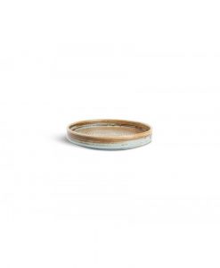 Plate W/Upstand.Rim 17.5Xh2.5cm Brown/Green Escura