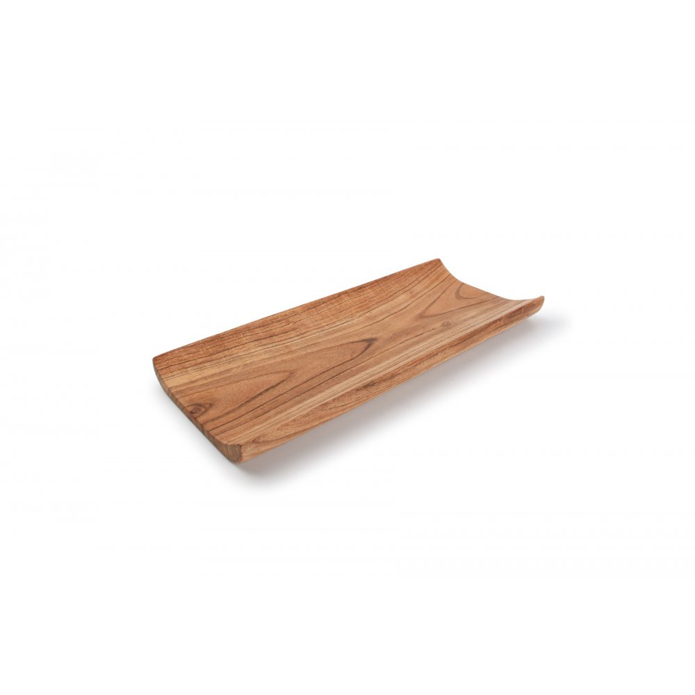 Serving Board 35X14cm Acacia Rounded Rim Palla