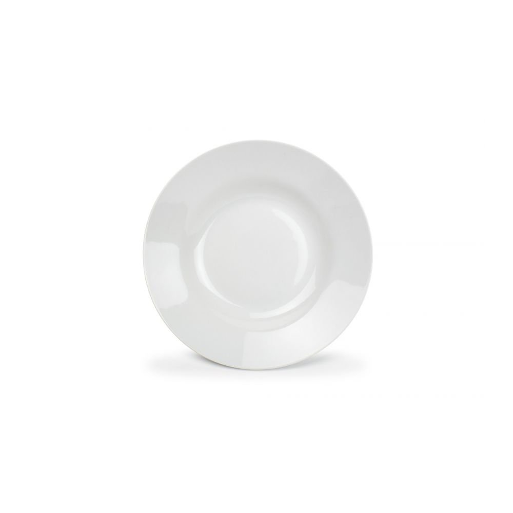 Soup Plate 23cm White Round Basic White