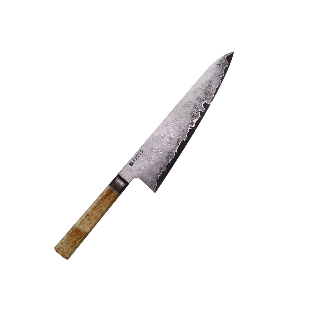 Blenheim Forge Gyuto Nickel Damascus (No Saya)