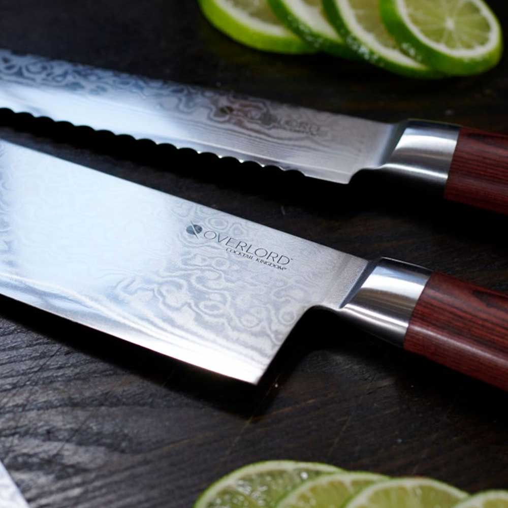 Overlord - Pakkawood Handle / 8 Serrated Knife - Image 2