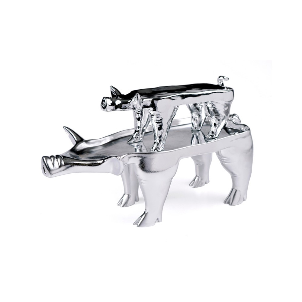 Porky Plate Silver XL