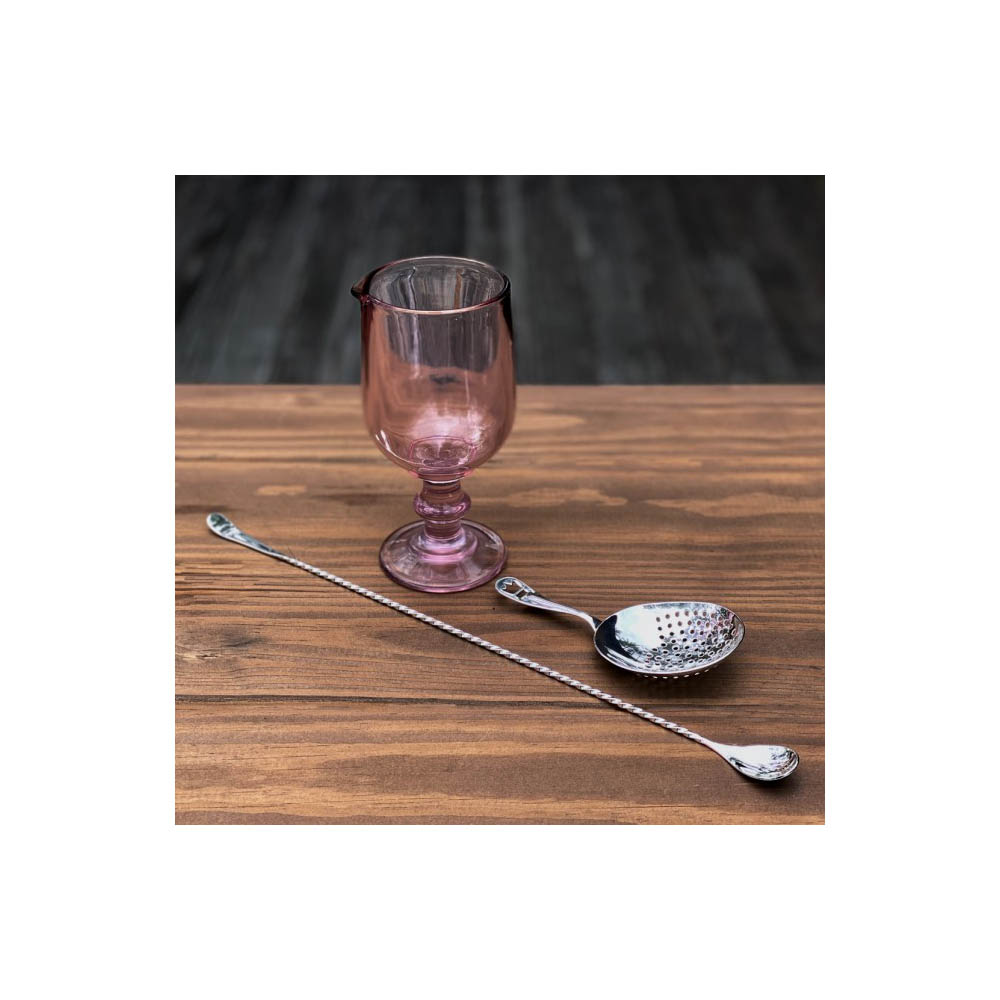 Berry Wall Footed Mixing Glass - 500Ml (17Oz) - Image 2