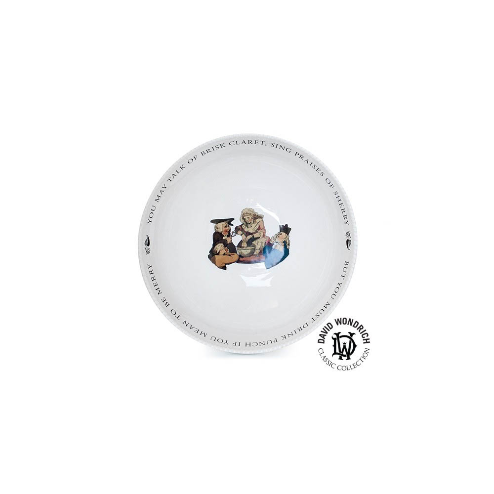 Punch Bowl - White Stoneware - Image 3