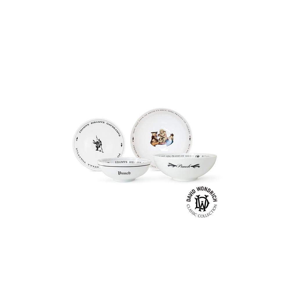 Punch Bowl - White Stoneware - Image 2