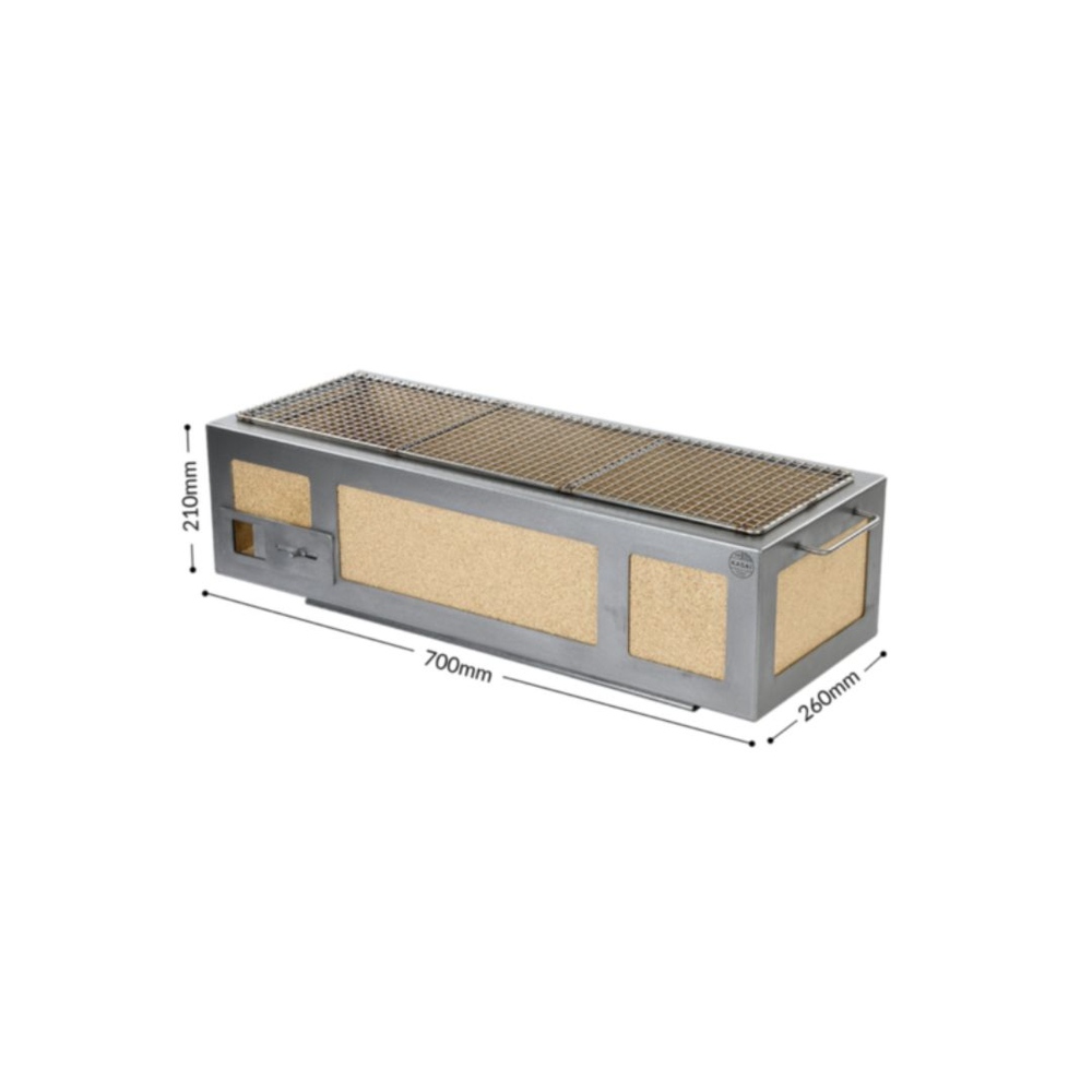 Long Kasai Konro Grill with Stainless Steel Frame_4