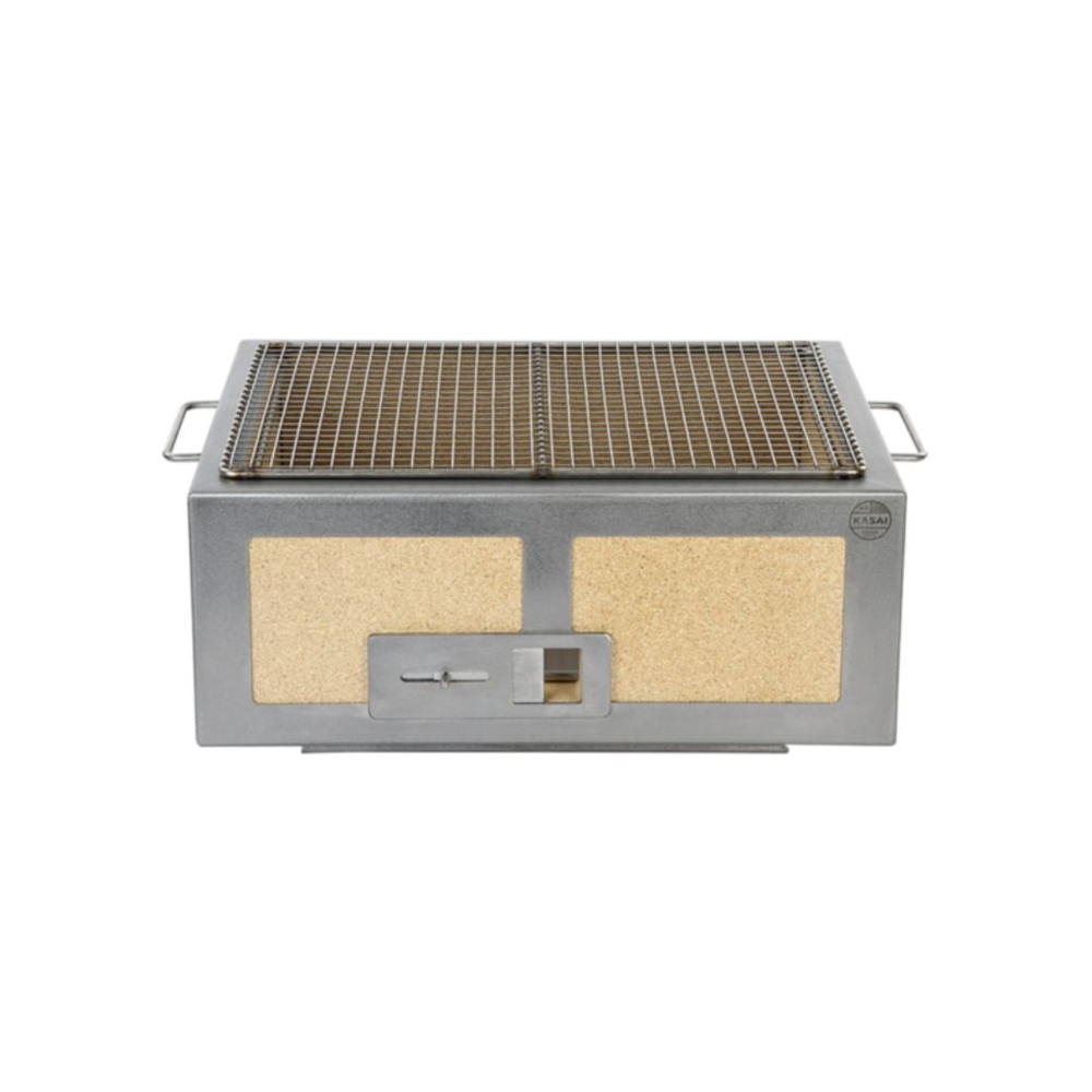 Medium Wide Kasai Konro Grill with Stainless Steel Frame V2_2