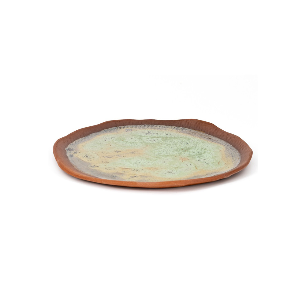 Black Earthquake Plates 3 Pcs. 30 x 2 cm
