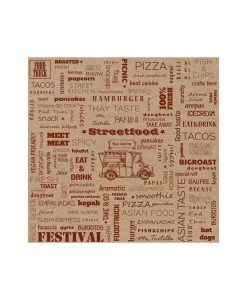 Kraft Paper Street Food 500 Pcs / Pack