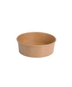 Kraft Salad Bowl 50Cl D14.8Cmxh4.6Cm Pack Of 50 PE Coated