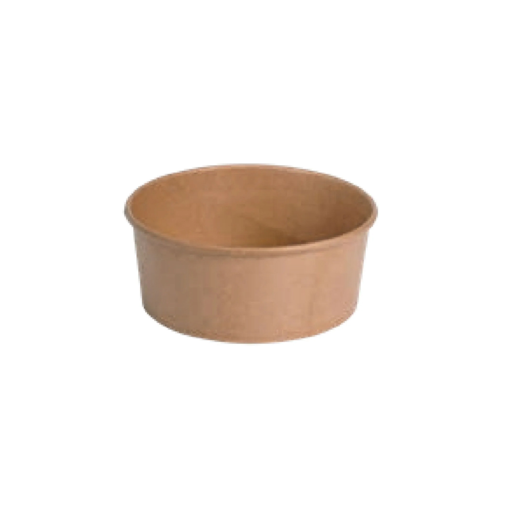 Kraft Salad Bowl 75Cl D14.8Cmxh6Cm Pack Of 50 PE Coated