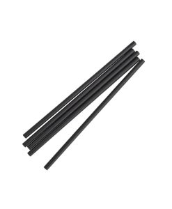 Paper Straws Black D0.6Xl19.7Cm Pack Of 250 Earth Essentials