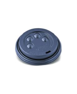 Button Lid Black Suit Vee Cups 23.7Cl Pack Of 15