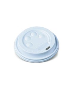 Button Lid White Suit Vee Cups 23.7Cl Pack Of 15