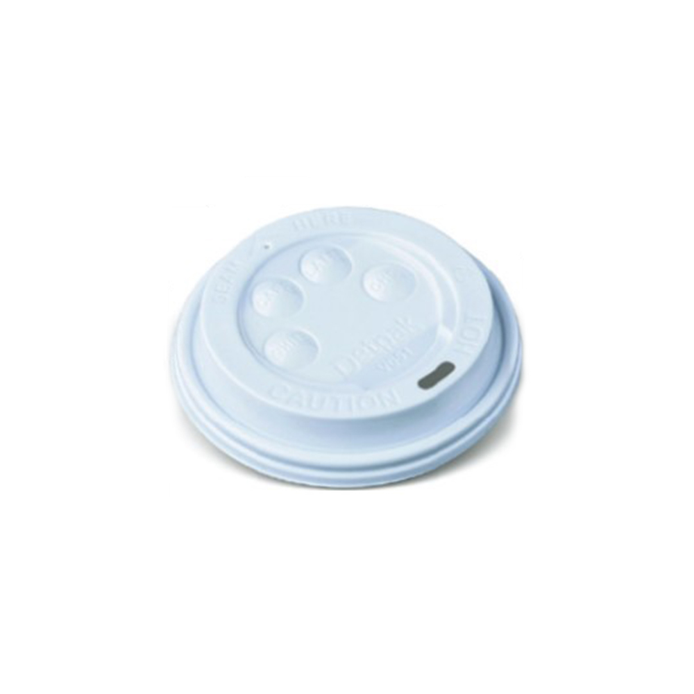 Button Lid White Suit Vee Cups 23.7Cl Pack Of 15