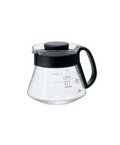 Hario V60 Glass Range Coffee Server Size 01 (360ml)-Ø85mm