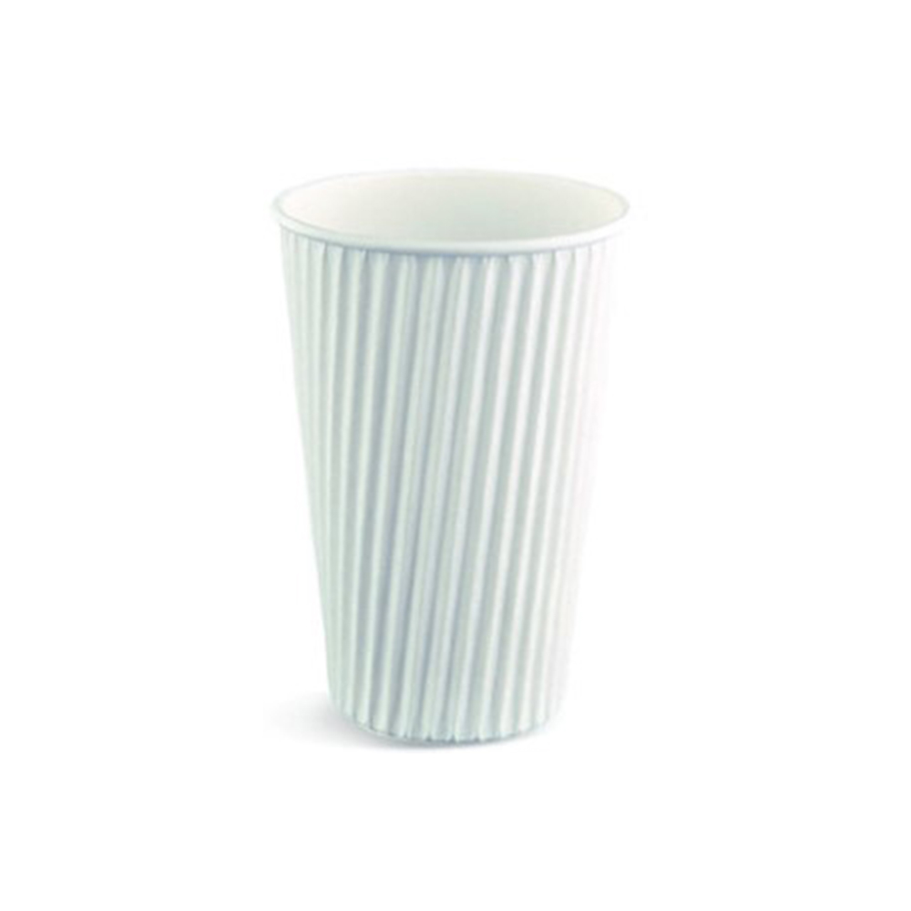 Hot Cup Ripple-Wrap White Pack Of 15 - Image 3